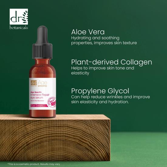 Dr Botanicals Age Specific Intensive Repair Eye Serum Twin Value Savings Pack 15ml