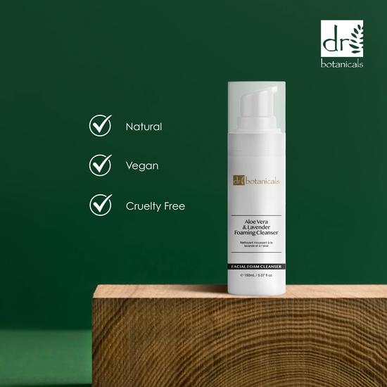 Dr Botanicals Aloe Vera & Lavender Facial Foaming Cleanser 150ml