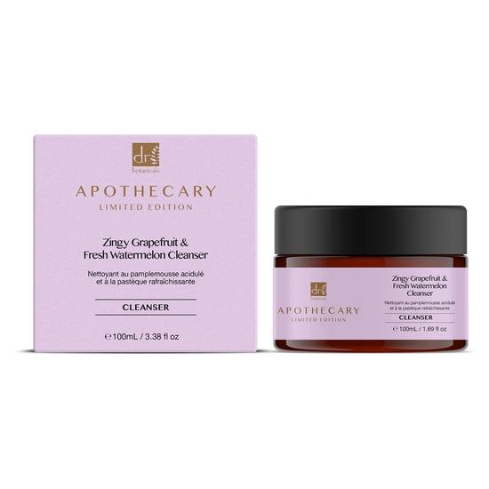 Dr Botanicals Anti-Ageing Zingy Grapefruit & Fresh Watermelon Cleanser 100ml x 2