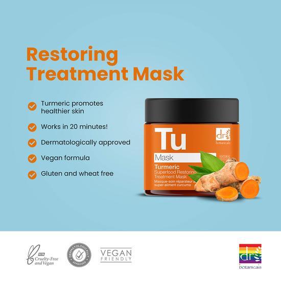 Dr Botanicals Apothecary Turmeric Superfood Restoring Treatment Mask 60ml