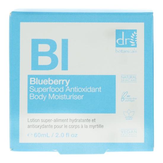Dr Botanicals Blueberry Superfood Antioxidant Body Moisturiser 30ml