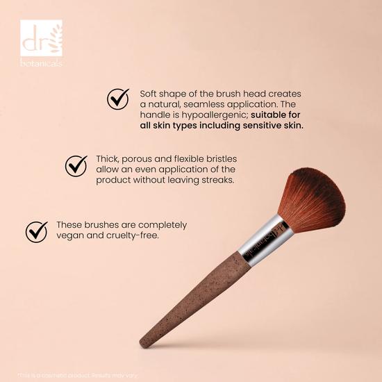 Dr Botanicals Coffee Ground Powder Brush
