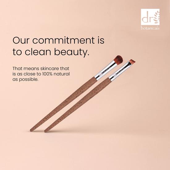Dr Botanicals Coffee Ground Set Of 2 Eye Brushes