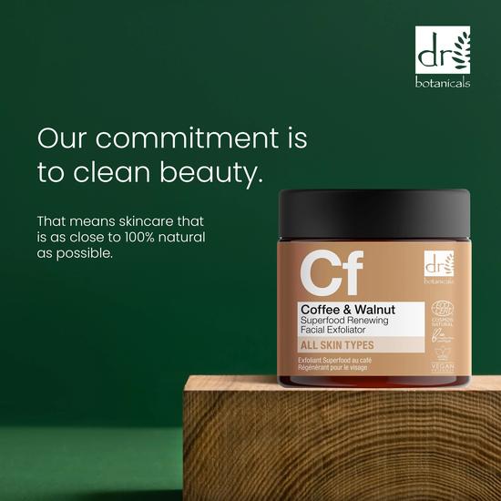 Dr Botanicals Coffee Renewing Facial Exfoliator Duo Pack 60ml x 2