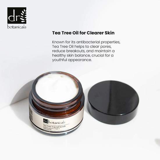 Dr Botanicals Eucalyptus & Tea Tree Facial Scrub 50ml