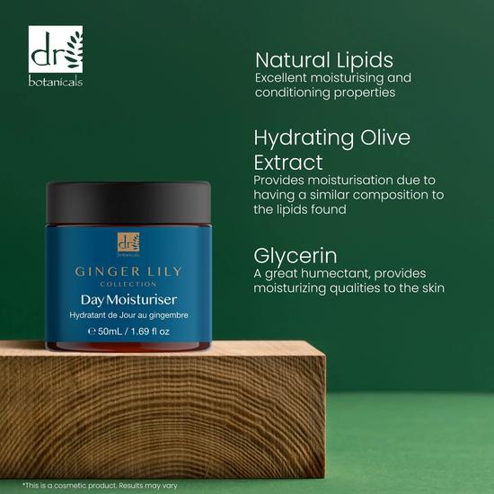 Dr Botanicals Gingerlily Day Moisturiser Twin Value Savings Pack 50ml