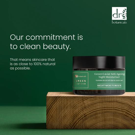 Dr Botanicals Green Caviar & Argan Oil Anti-Oxidant Anti-Ageing Night Cream 50ml