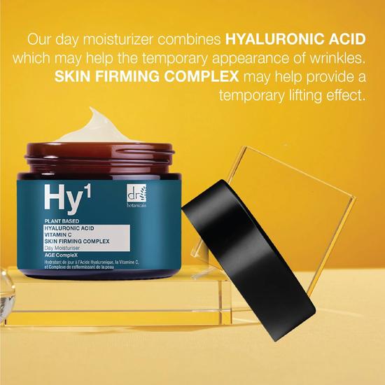 Dr Botanicals Hyaluronic Acid 1% & Vitamin C 1% & Skin Firming Complex 1% Day Moisturiser