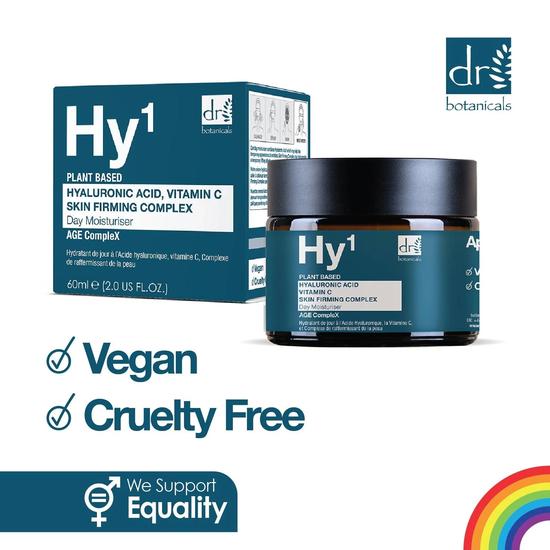 Dr Botanicals Hyaluronic Acid 1% & Vitamin C 1% & Skin Firming Complex 1% Day Moisturiser