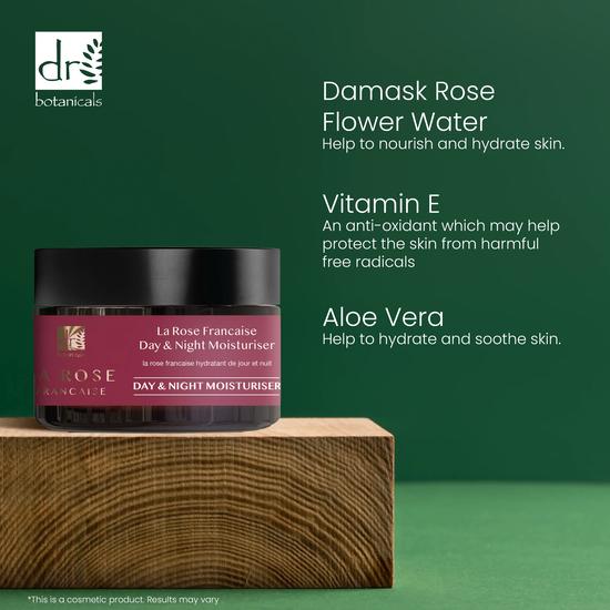 Dr Botanicals La Rose Francaise Duo Day & Night Moisturiser