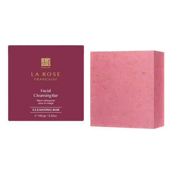 Dr Botanicals La Rose Francaise Facial Cleansing Bar 100g