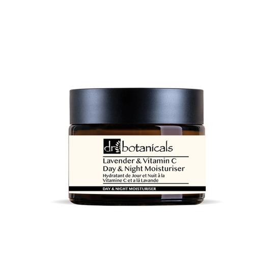 Dr Botanicals Lavender & Vitamin C Day & Night Moisturiser Duo Pack 50ml x 2