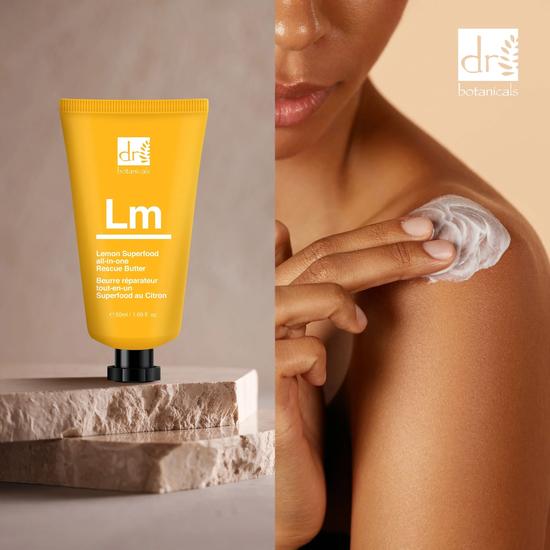 Dr Botanicals Lm Lemon Superfood All In One Rescue Butter Balm 50ml