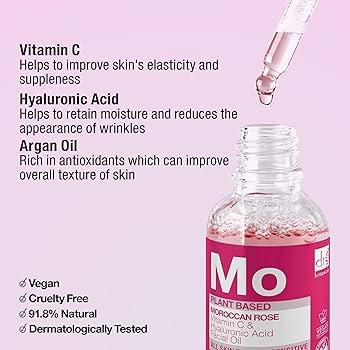 Dr Botanicals Moroccan Rose Superfood Facial Oil 15ml
