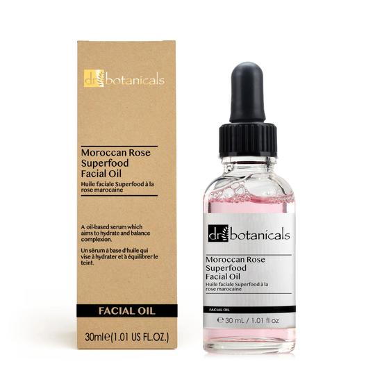 Dr Botanicals Morrocan Rose Superfood Facial Oil 30ml