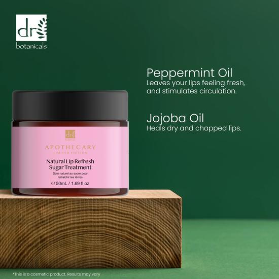 Dr Botanicals Natural Lip Refresh Sugar Treatment 50ml