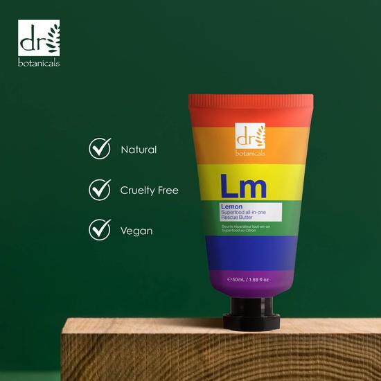 Dr Botanicals Pride Edition Lemon Superfood All-In-One Rescue Butter 50ml