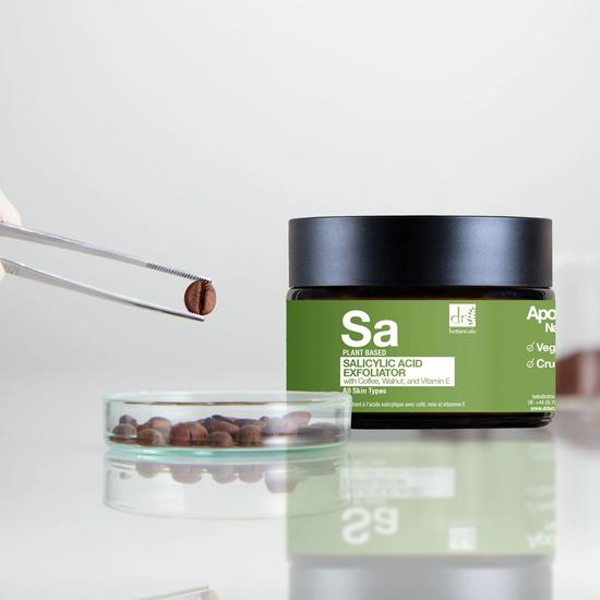 Dr Botanicals Salicylic Acid Exfoliator With Coffee, Walnut & Vitamin E 30ml