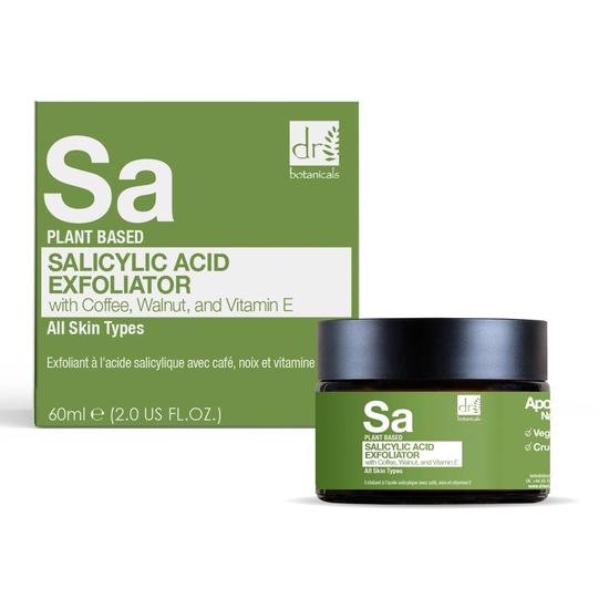 Dr Botanicals Salicylic Acid Exfoliator With Coffee, Walnut & Vitamin E 30ml