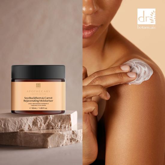 Dr Botanicals Sea Buckthorn & Carrot Rejuvenating Moisturiser Twin Value Savings Pack 50ml