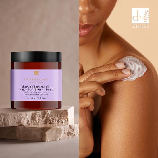 Dr Botanicals Skin Calming Clear Skin Natural Anti-Blemish Scrub 120ml