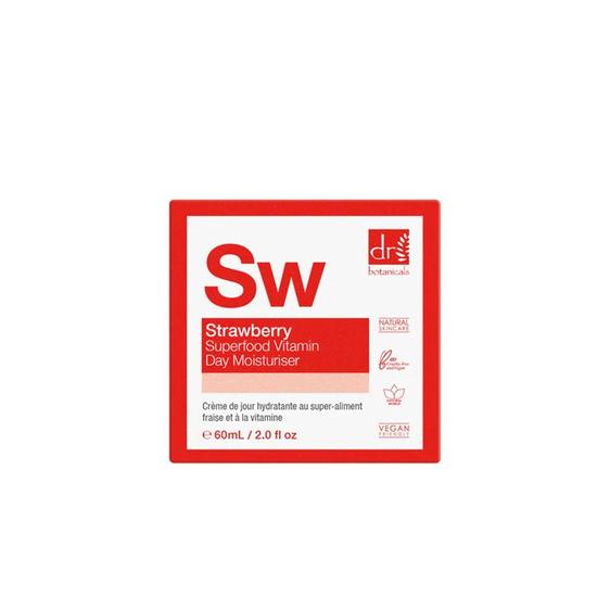 Dr Botanicals SW Strawberry Superfood Vitamin Day Moisturiser 60ml