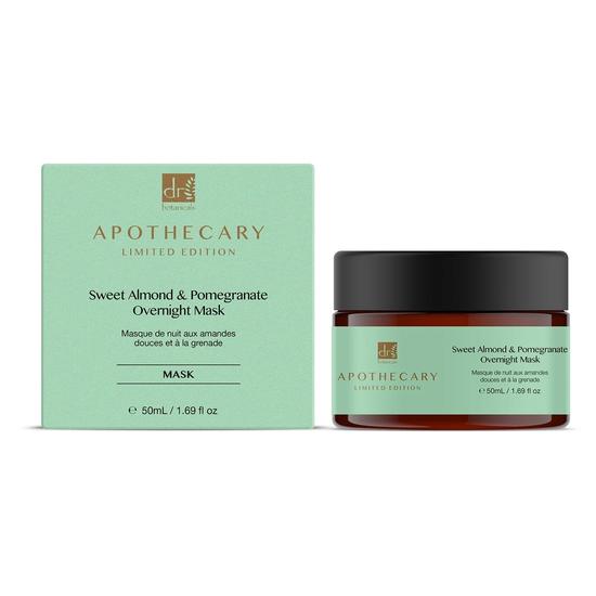 Dr Botanicals Sweet Almond & Pomegranate Overnight Mask Twin Value Savings Pack 50ml
