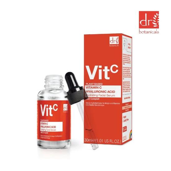 Dr Botanicals Vitamin C & Hyaluronic Acid Anti-ageing Facial Serum 30ml + Vitamin C & Vitamin E Brightening Anti-ageing Duo Moisturiser 60ml