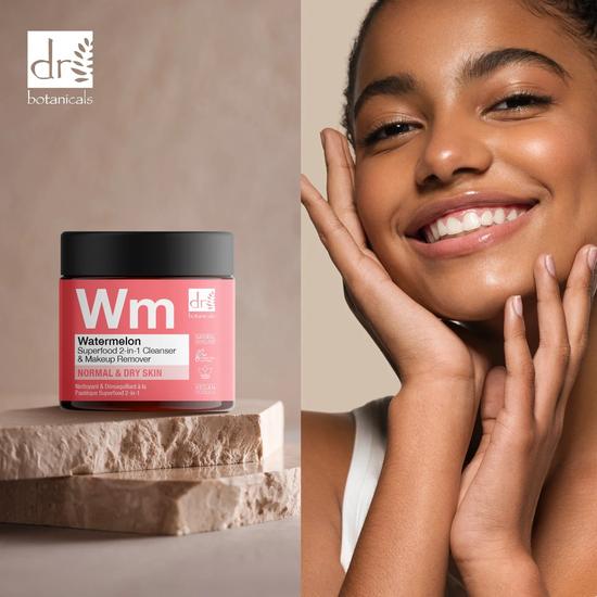 Dr Botanicals Watermelon Superfood 2-In-1 Cleanser & Makeup Remover 100ml