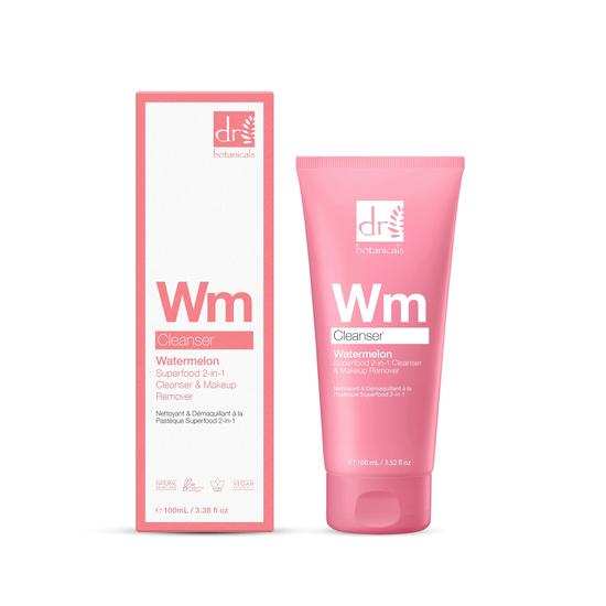 Dr Botanicals Watermelon Superfood 2-in-1 Cleanser & Makeup Remover Trio