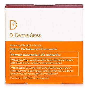 Dr Dennis Gross Skincare Advanced Retinol + Ferulic Perfectly Dosed Retinol Treatments 2.2ml x 8pads