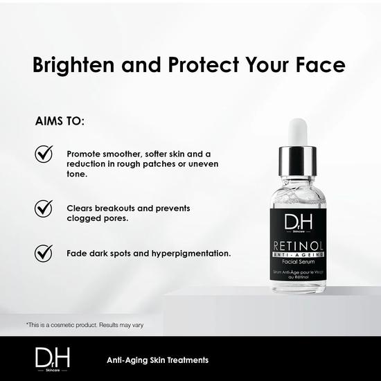 Dr H Anti-Ageing Retinol Facial Serum 30ml