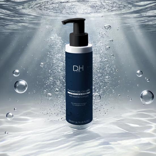 Dr H Foaming Gel Cleanser With Marine Collagen Duo Pack 120ml x 2