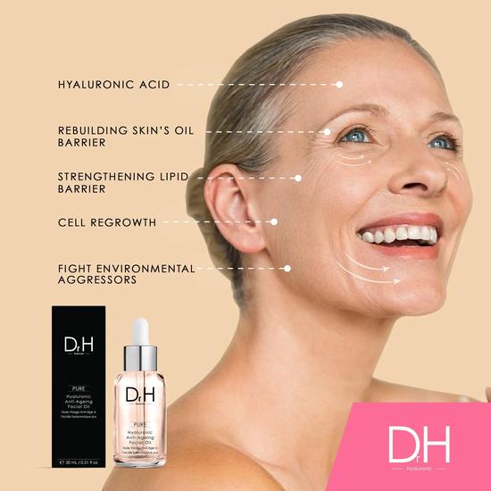 Dr H Hyaluronic Acid Facial Oil Cosmetify