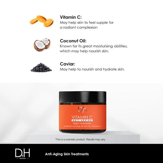 Dr H Vitamin C Anti-Ageing Night Moisturiser 60ml