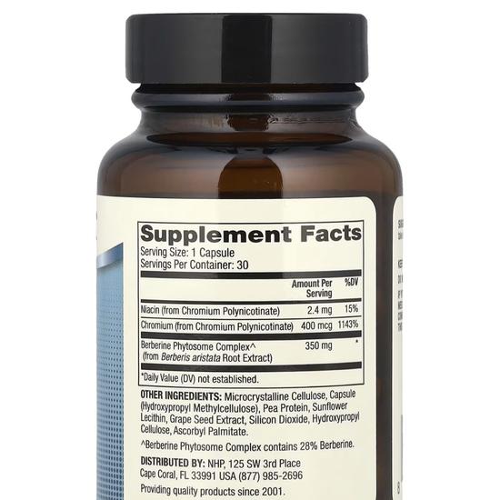 Dr. Mercola BIOTHIN Berberine With Chromium Capsules 30 Capsules