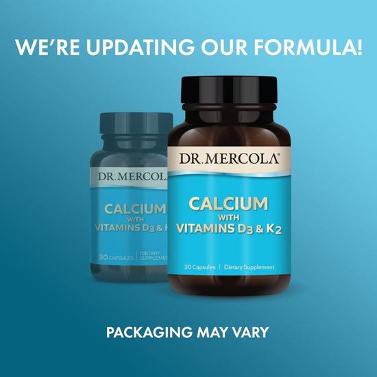Dr. Mercola Calcium With Vitamins D3 & K2 Capsules 30 Capsules