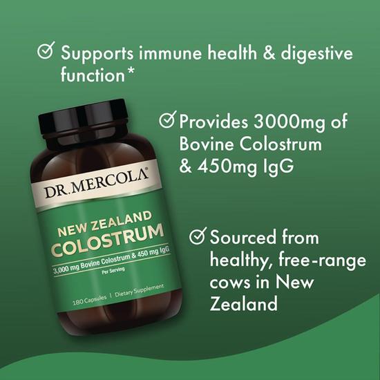Dr. Mercola Colostrum Capsules 180 Capsules