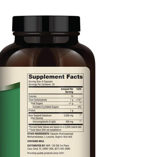 Dr. Mercola Colostrum Capsules 180 Capsules