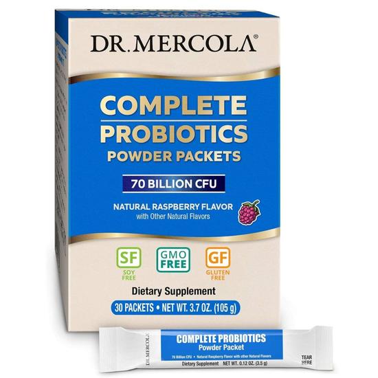 Dr. Mercola Complete Probiotics Powder Packets For Kids 10bn CFU Sachets 30 Sachets