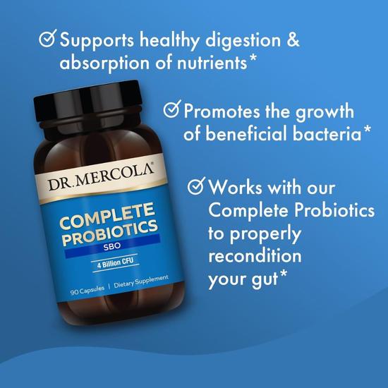 Dr. Mercola Complete Probiotics SBO Capsules 30 Capsules
