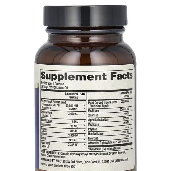Dr. Mercola Full Spectrum Enzymes Capsules 90 Capsules