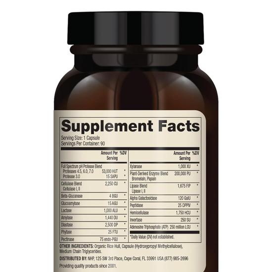 Dr. Mercola Full Spectrum Enzymes For Women Capsules 90 Capsules