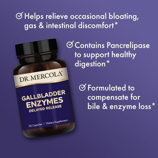Dr. Mercola Gallbladder Enzymes Capsules 30 Capsules