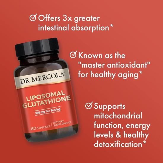 Dr. Mercola Glutathione Liposomal Capsules 60 Capsules
