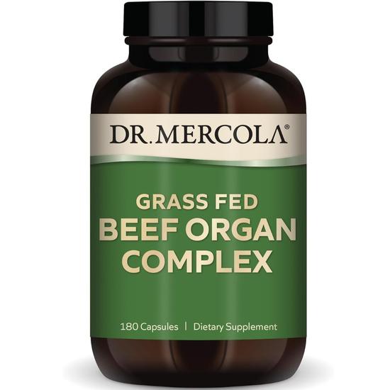Dr. Mercola Grass Fed Beef Organ Complex Capsules 180 Capsules