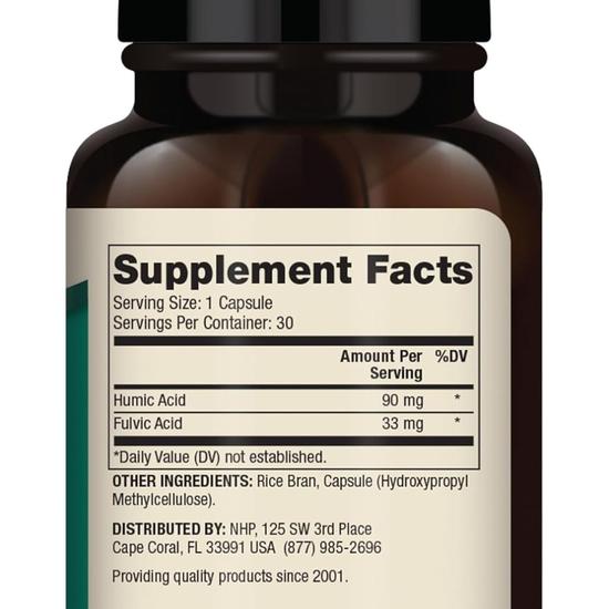 Dr. Mercola Humic Fulvic Acid Complex Capsules 30 Capsules