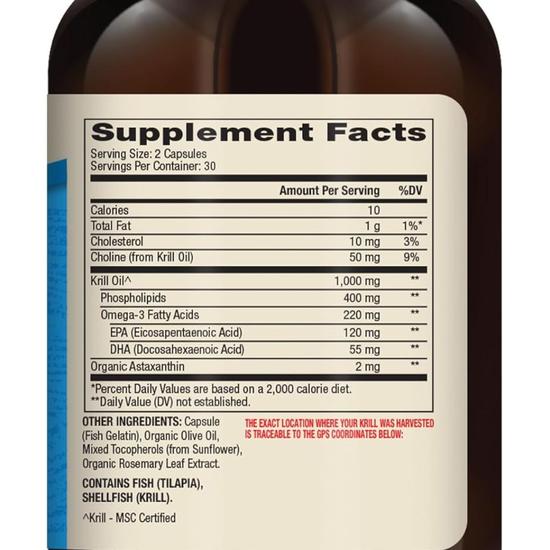 Dr. Mercola Krill Oil Capsules 180 Capsules