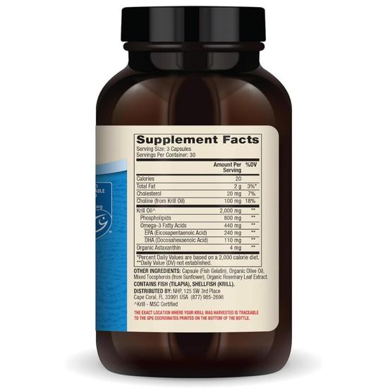 Dr. Mercola Krill Oil Double Strength Capsules 90 Capsules