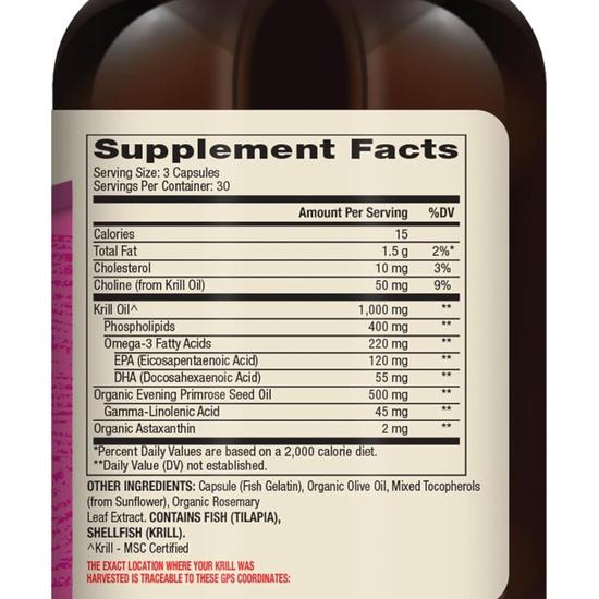 Dr. Mercola Krill Oil For Women Capsules 90 Capsules